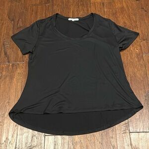 2X MORAL SOCIETY Black Women's Short Sleeve Top - Excellent Condition!